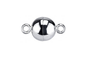 Ball Magnetic Clasp - Sterling Silver