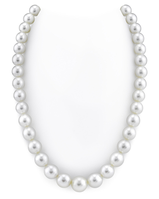 10-13mm White South Sea Pearl Necklace - AAAA Quality